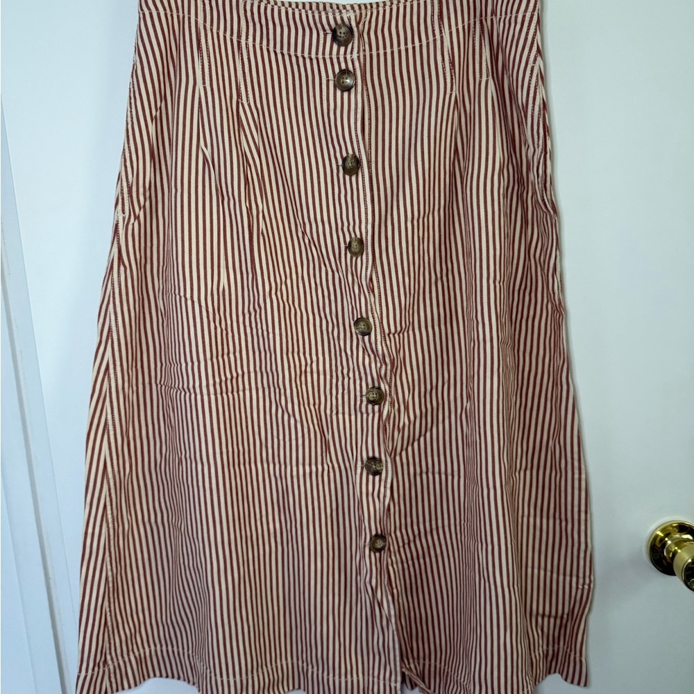 Madewell Button-Down Skirt